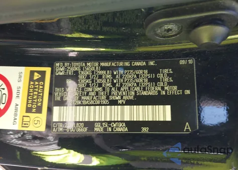 2011 Lexus Rx 350 from USA, damaged, VIN 2T2BK1BA5BC081905